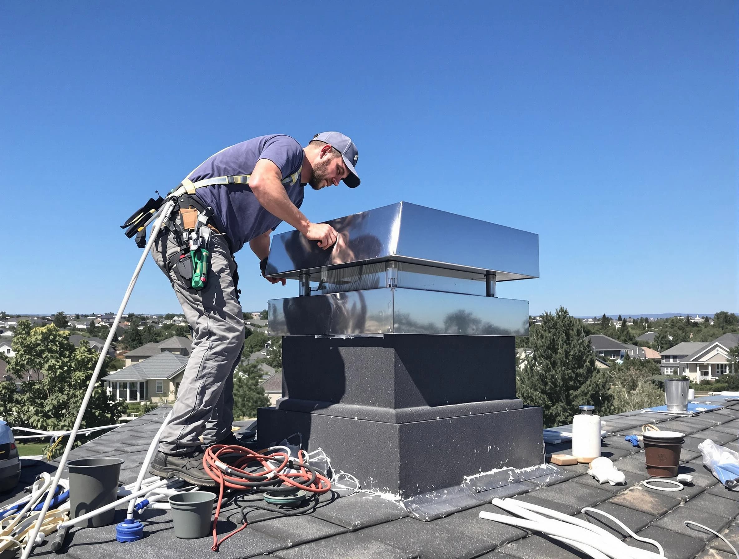 Chimney Cap Services service in Lexington, MA